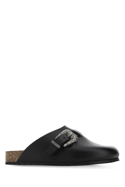 Saint Laurent Slippers In Black