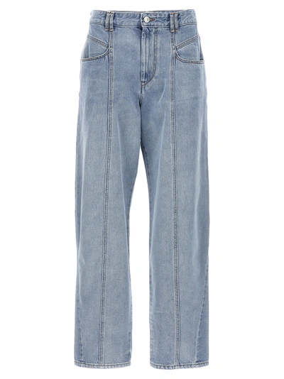 Isabel Marant Vetan Denim Jeans In Blue