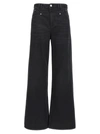Isabel Marant Lemony Wide-leg Jeans In Black