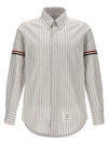 Thom Browne Plaid Shirt In Gray