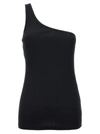 Isabel Marant Tresia One-shoulder Cotton Top In Black
