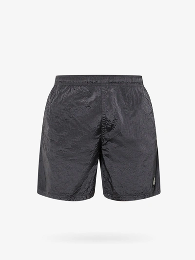 Stone Island Swim Trunk In Grey