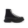 Alexander Mcqueen Tread Slick Boots In Black