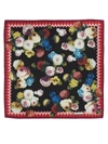 Dolce & Gabbana Bluebell-printed Twill Scarf In Multicolour