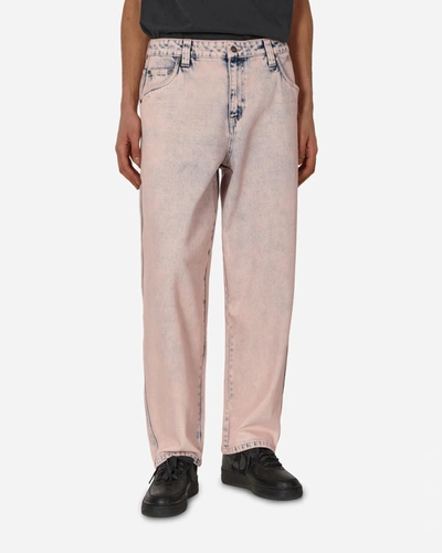 Dime Classic Baggy Denim Pants Overdyed In Pink