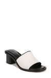 Vince Donna Slide Sandal In Milk White Leather