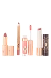 CHARLOTTE TILBURY PILLOW TALK LIP WARDROBE (LIMITED EDITION) $74 VALUE