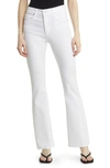 Ag Deven High-rise Ultra Wide-leg Jeans In Cloud White