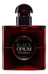 SAINT LAURENT BLACK OPIUM EAU DE PARFUM OVER RED, 0.34 OZ