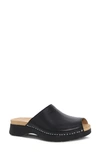Dansko Ravyn Peep Toe Platform Sandal In Black