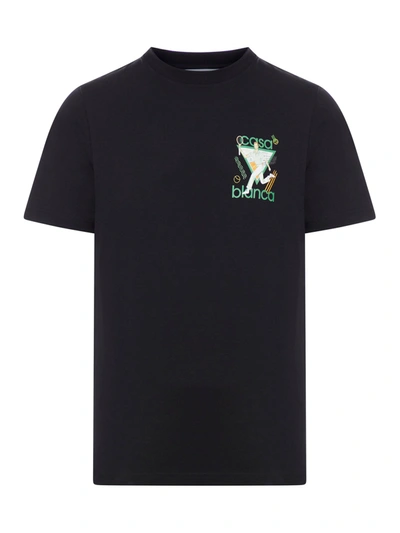 Casablanca T-shirt Le Jeu In Black