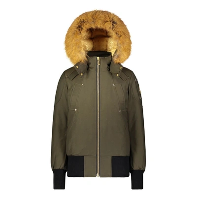 Moose Knuckles Nlyon Jackets & Women's Coat In Army