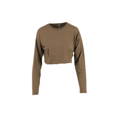 Hinnominate Cotton Tops & Women's T-shirt In Brown