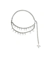 Elisabetta Franchi Silver Chain Belt In Silver