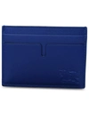 BURBERRY BURBERRY BLUE LEATHER CARDHOLDER