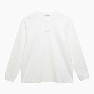 Acne Studios Classic T-shirt With Logo In White
