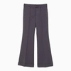 Acne Studios Wool-blend Trumpet Trousers In Blue
