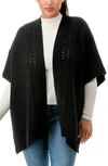 Marcus Adler Knit Poncho In Black