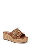 Sam Edelman Celia Platform Slide Sandal In Cuoio