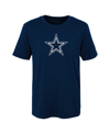 OUTERSTUFF LITTLE BOYS AND GIRLS NAVY DALLAS COWBOYS PRIMARY LOGO T-SHIRT