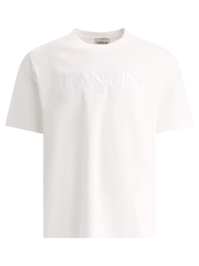 Lanvin Logo Print T Shirt In Multi-colored