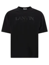 LANVIN LANVIN T-SHIRT WITH EMBROIDERED LOGO
