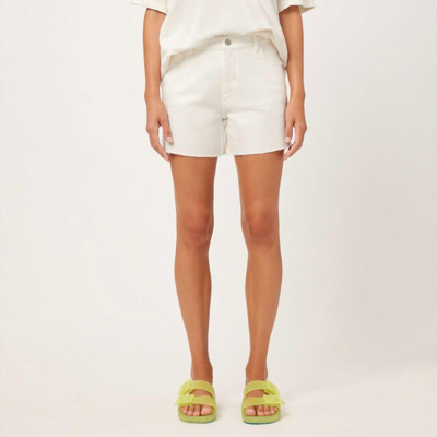Dl1961 Zoie Short Relaxed Vintage Jean In White