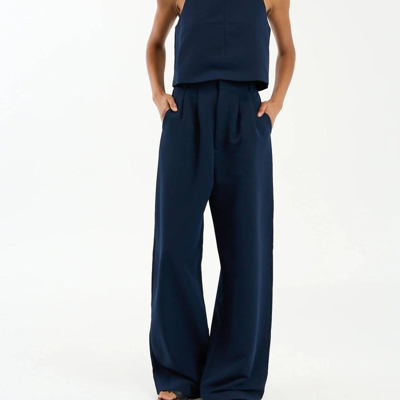 Sundays Gentry Trouser In Deep Navy In Blue