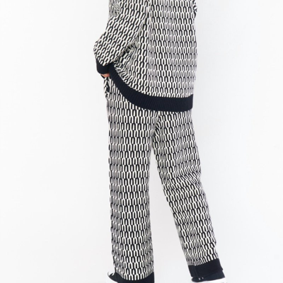 Show Me Your Mumu Samson Lounge Pants In Metro Gio Knit In Grey