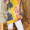 ADORA TIE DYE COLD SHOULDER TUNIC