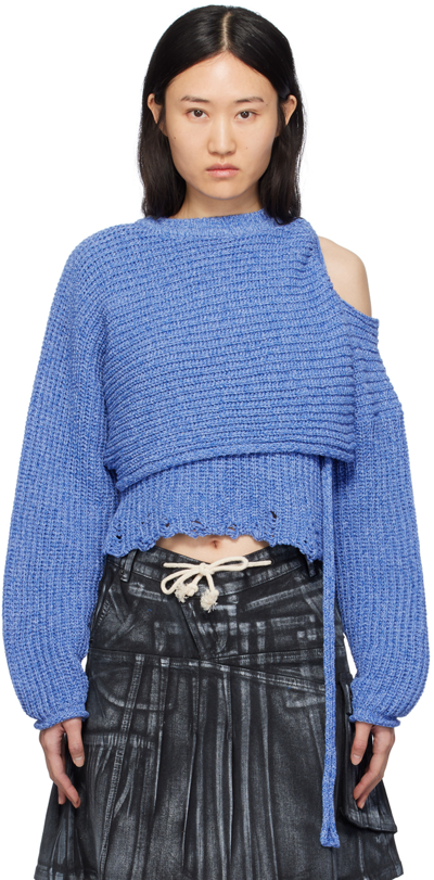 Ottolinger Blue Deconstructed Jumper