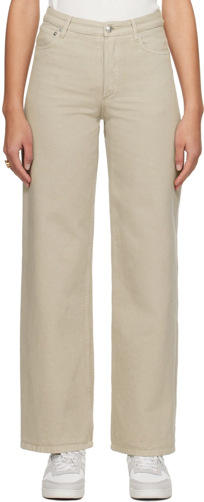 APC TAUPE ELISABETH JEANS