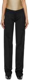 Coperni Blue Jeans With Stretch Waist In Denim Woman In Black