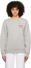 APC GRAY HEARTS SWEATSHIRT