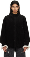 ACNE STUDIOS BLACK PATCH SHIRT