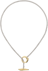 TOM WOOD SILVER ROBIN CHAIN DUO NECKLACE