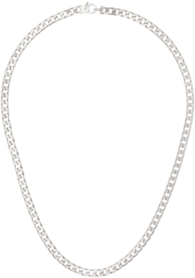 Tom Wood Silver Frankie Chain Necklace In 925 Sterling Silver