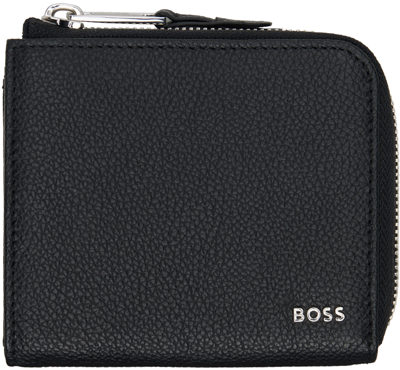 Hugo Boss Black Leather Wallet In Black 001