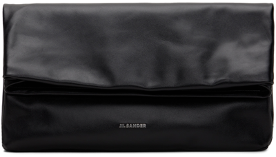 Jil Sander Black Lunch Bag Pouch In 001 Black