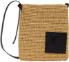 JIL SANDER BEIGE CROCHET CROSSBODY BAG