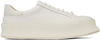 JIL SANDER WHITE LOW-TOP SNEAKERS