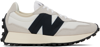 NEW BALANCE TAUPE & OFF-WHITE 327 SNEAKERS