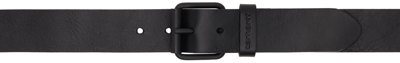 Carhartt Black Script Belt In Black / Black