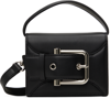 OSOI BLACK BELTED BOUCLE MICRO BAG