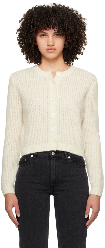 Apc Off-white Milo Cardigan In Off White