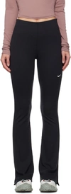 NIKE BLACK FLARED LEGGINGS