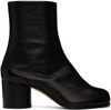 MAISON MARGIELA BLACK TABI ANKLE BOOTS