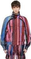 Feng Chen Wang Multicolor Rainbow Jacket In Multicolor