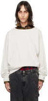 MAISON MARGIELA BEIGE INVITATION SWEATSHIRT