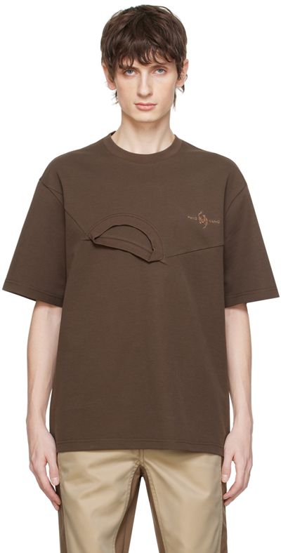 Feng Chen Wang Brown 2-in-1 T-shirt